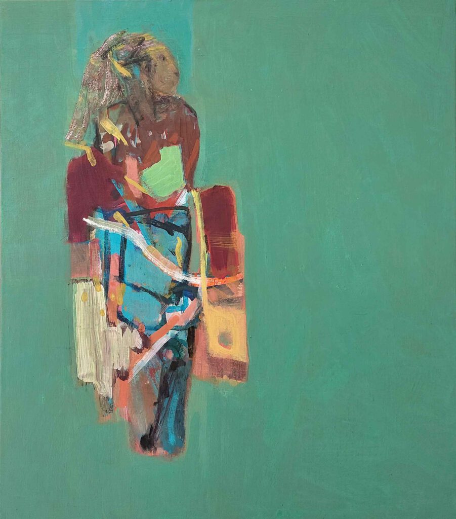 „Leo II“, Öl-Tempera auf Leinwand, 70 x 80 cm, 2023